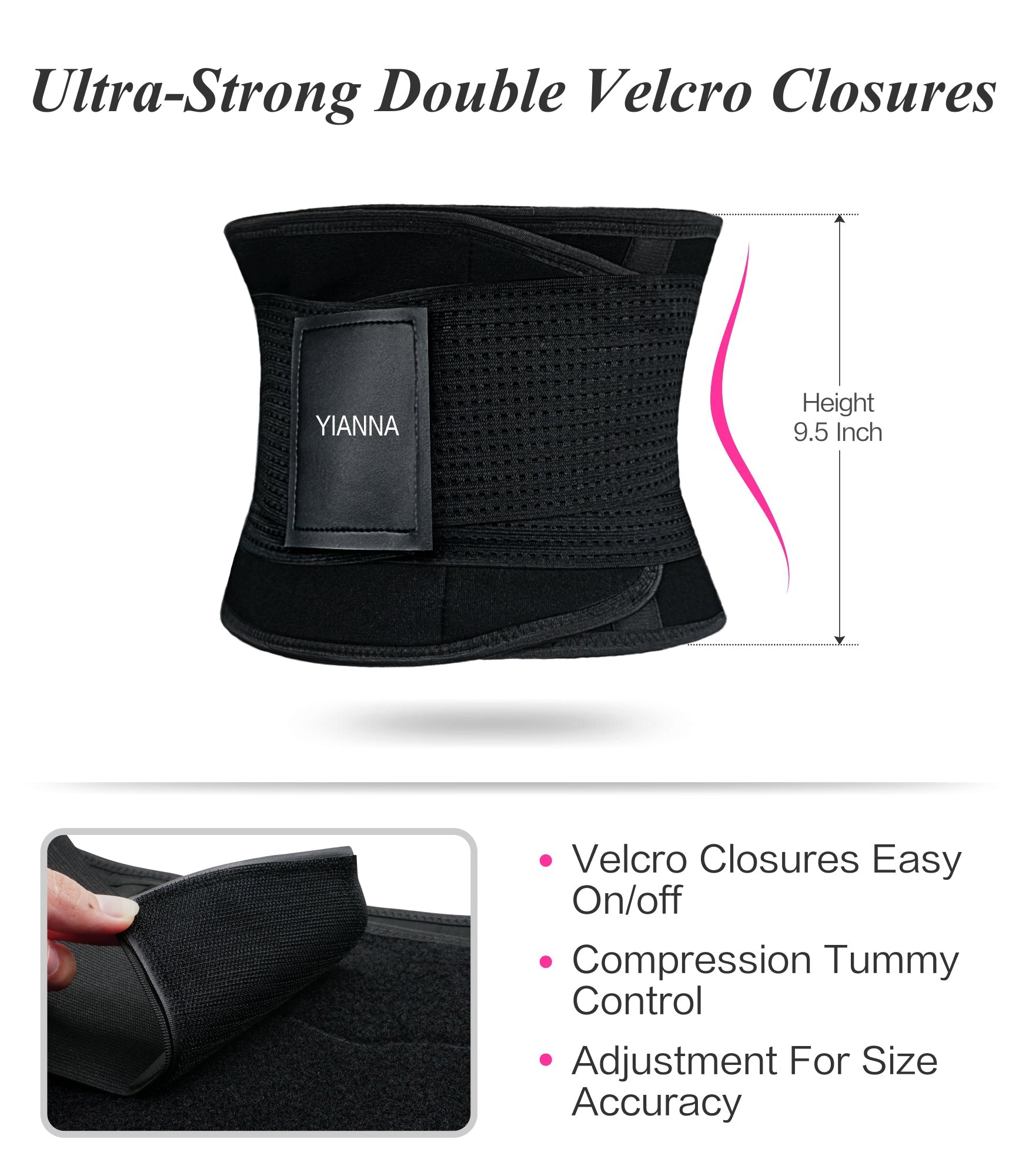 YIANNA Waist Trainer Belt Waist Cincher Trimmer